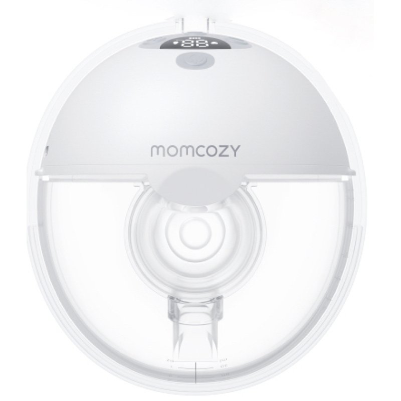 MOMCOZY M5 – noszony laktator szary zestaw podwójny 160 ml