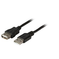 EFB Elektronik K5248SW.1,8V2 USB cable USB 2.0 1.8 m USB A 0.48 Gbit/s Black