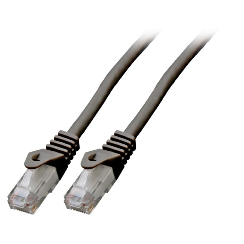 EFB Elektronik K8104SW.7,5 networking cable Black 7.5 m Cat6 U/UTP (UTP)