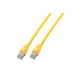 EFB Elektronik 1m Cat6 Patch networking cable Yellow U/UTP (UTP)