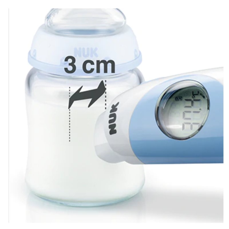 NUK Baby Flash Fever Thermometer Touchless Forehead Infrared Measurement Hygienic and Fast