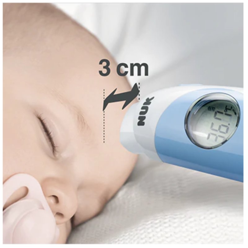 NUK 10256380 thermometre digital Thermomètre à distance Bleu, Blanc Universel Boutons