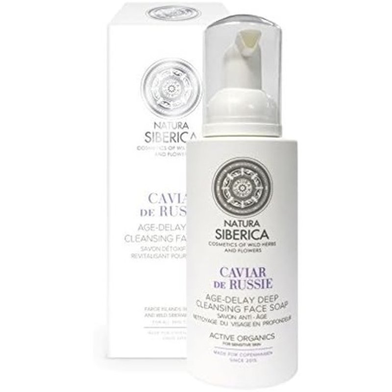 Natura Siberica Copenhagen Age-Delay Caviar de Russia Deep Cleansing Face Soap 175ml