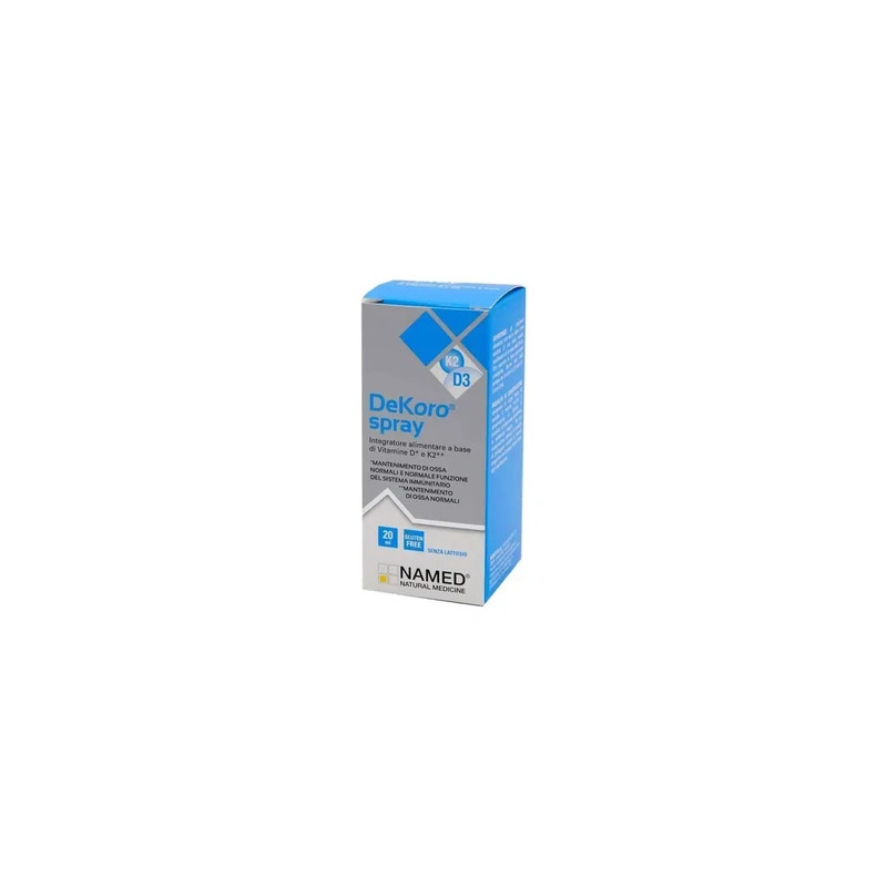 Named Dekoro Spray Dietary Supplement Vitamins D E K 20 Milliliters