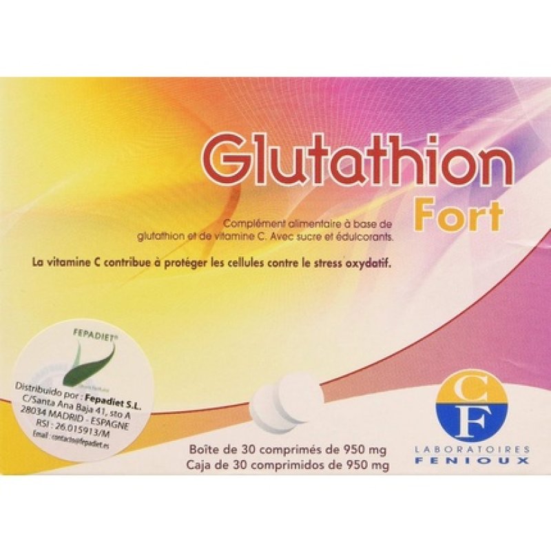 Nutricosmetics Fenioux Glutation Forte 300mg 30 Tablets