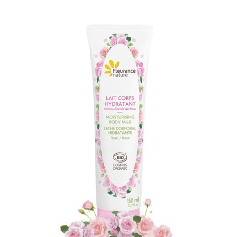 Fleurance Nature Moisturizing Body Milk with Rose 150ml
