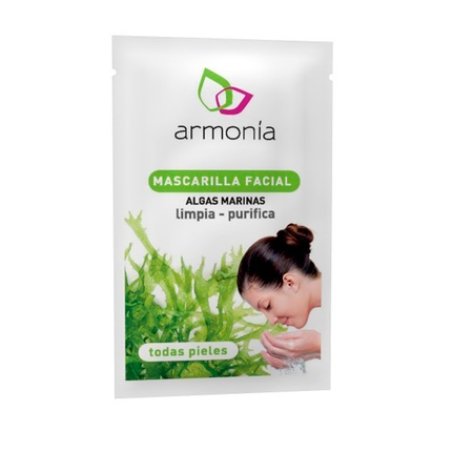 Armonia Caja Mascarilla Limpieza Facial Algas 12 Uds