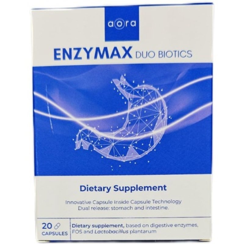 Aora Aora Enzymax Duo Biotics 20 Tablets 300g