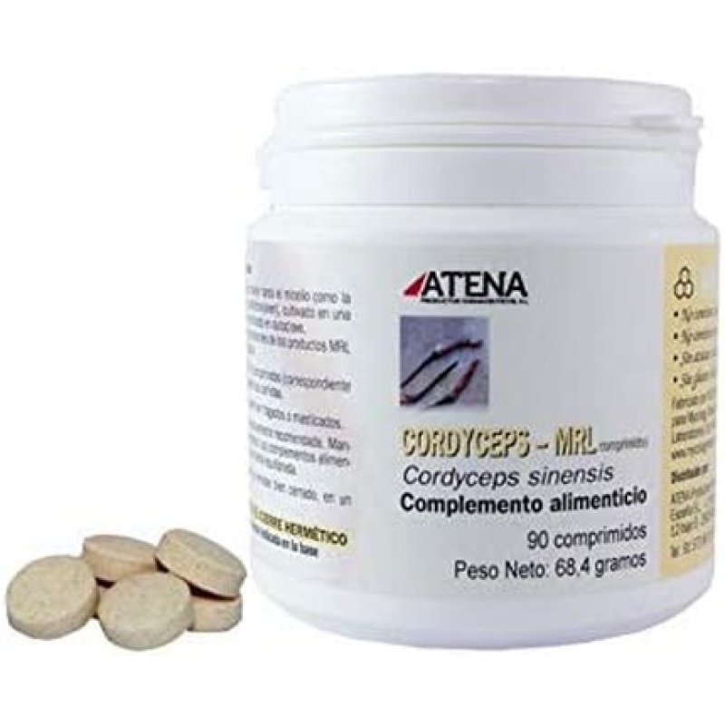 Atena Cordyceps-MRL 500mg 90 Tablets and 200ml Liquid