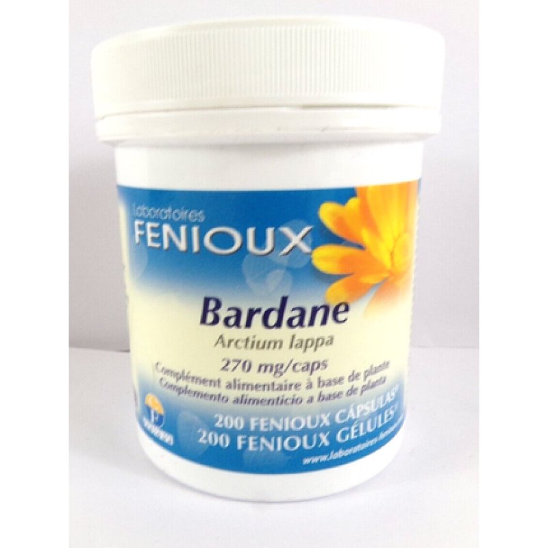 FENIOUX Burdock 200 Capsules - Expires 09/2024