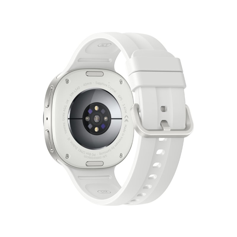 Samsung Galaxy Watch9 3.3 cm (1.3") AMOLED 40 mm Digital 438 x 438 pixels Touchscreen Silver Wi-Fi GPS (satellite)