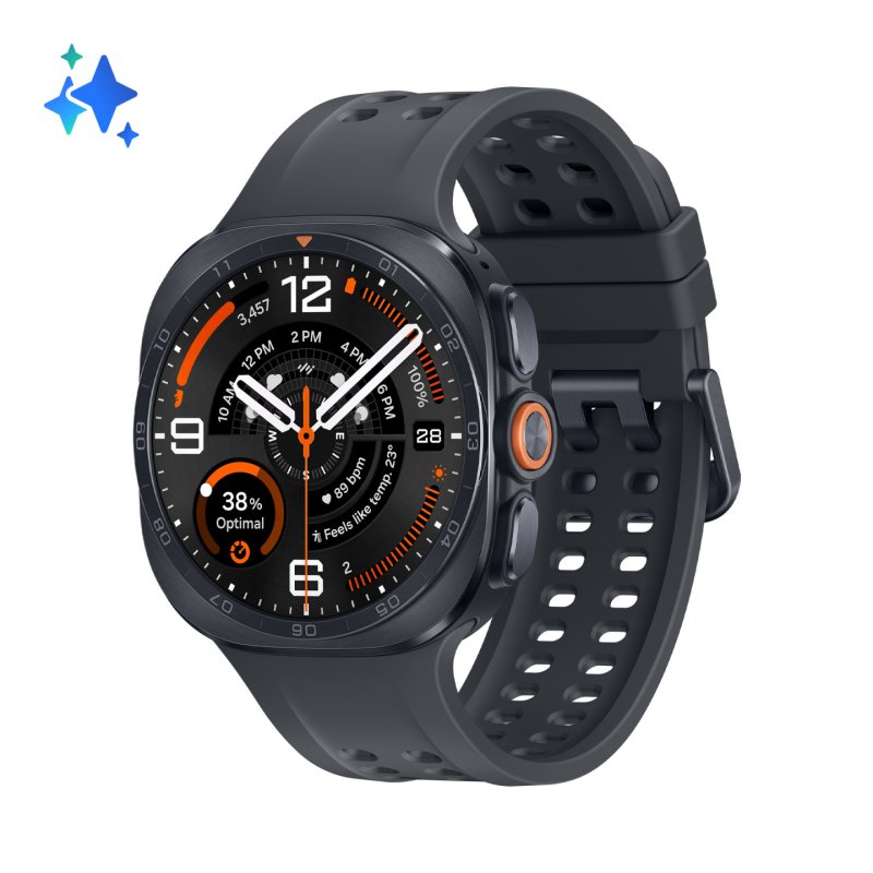 Samsung Galaxy Watch Ultra2 3,81 cm (1.5") AMOLED 47 mm Numérique 498 x 498 pixels Écran tactile 4G Gris Wifi GPS