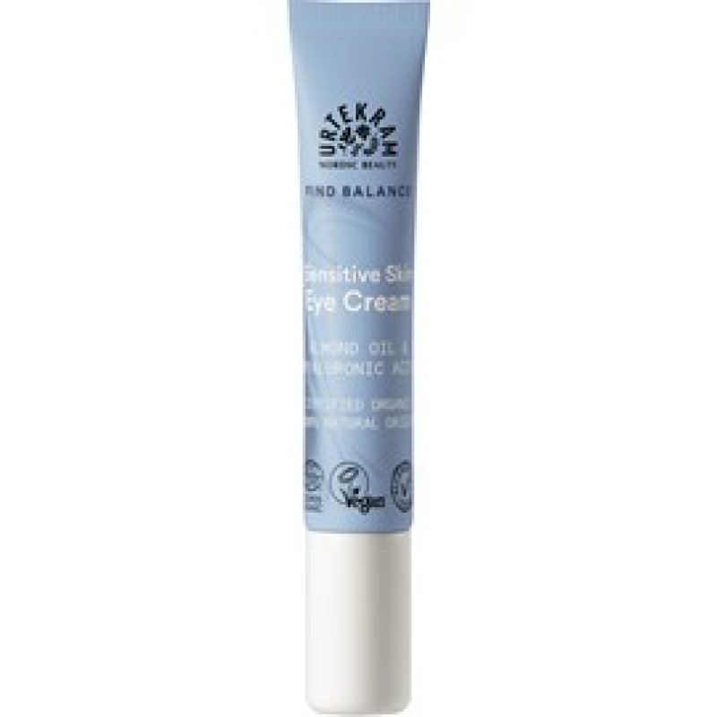 Urtekram Fragrance-Free Moisturizing and Nourishing Eye Cream for Sensitive Skin