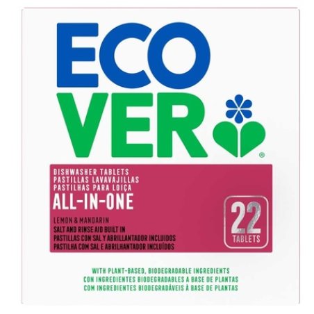 Ecover Allinone Dishwasher Tablets 22 Tablets