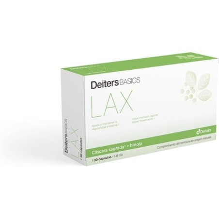 Deiters Basics Lax Natural Supplement with Holy Shell and Fennel 30 Capsules