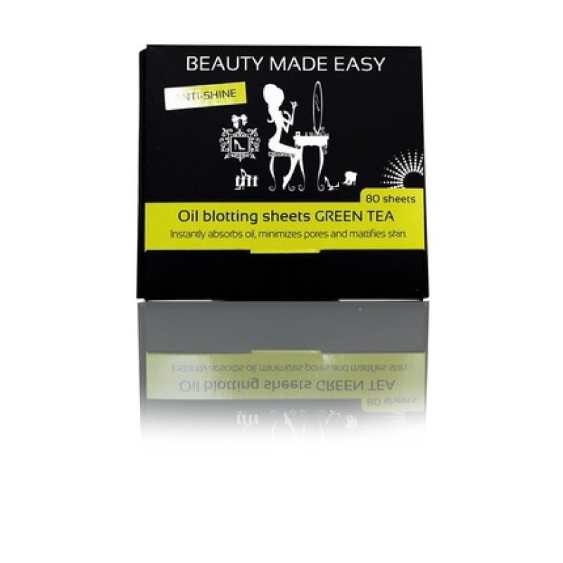 Beauty Made Easy Green Tea Oil Blotting Papers