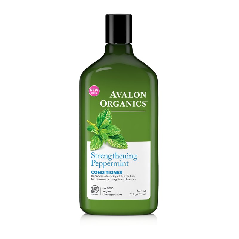 Avalon Organics Strengthening Peppermint Conditioner 11 fl oz (325 ml)