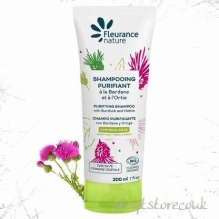 Fleurance Nature Burdock and Nettle Organic Purifying Vegan Shampoo 200ml