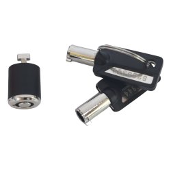Conceptronic CUSTODIO03BSM Keyed Chassis Lock, Standard Security Slot, Master Keyed Compatible