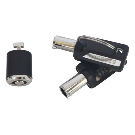 Conceptronic CUSTODIO03BSM Keyed Chassis Lock, Standard Security Slot, Master Keyed Compatible