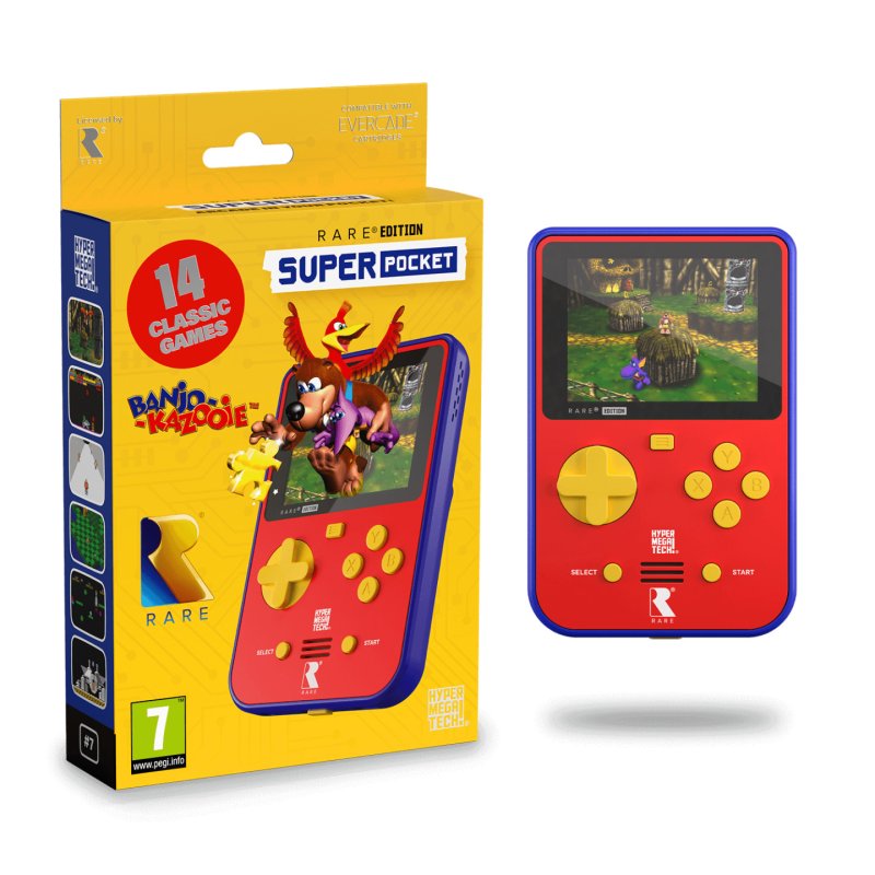 Evercade - HyperMega Tech - Super Pocket Rare Edition