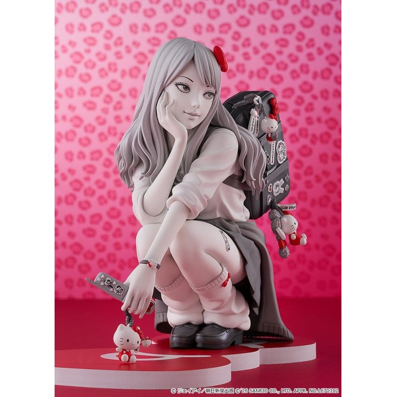 Junji Ito PVC Figure Gyaru Tomie x Hello Kitty 14 cm