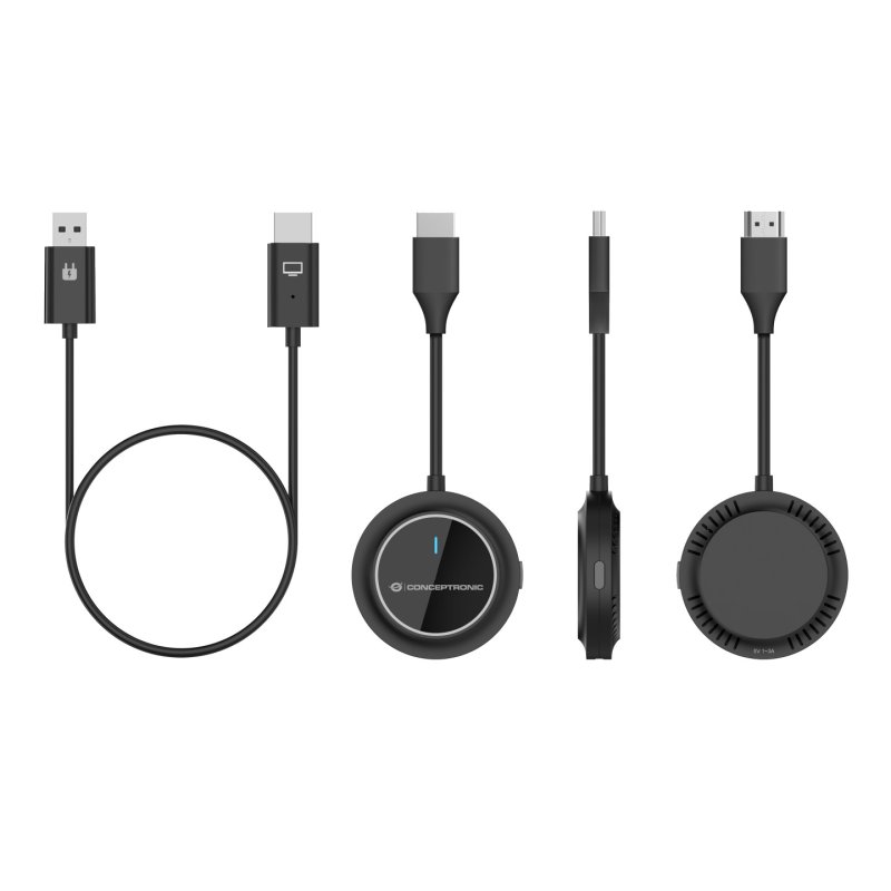 Conceptronic ATHERIC02B adaptateur d'affichage sans fil HDMI/USB Full HD Clé logicielle
