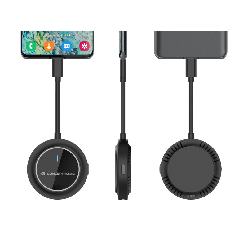Conceptronic ATHERIC01B Wireless USB-C to HDMI Display Kit 1080P