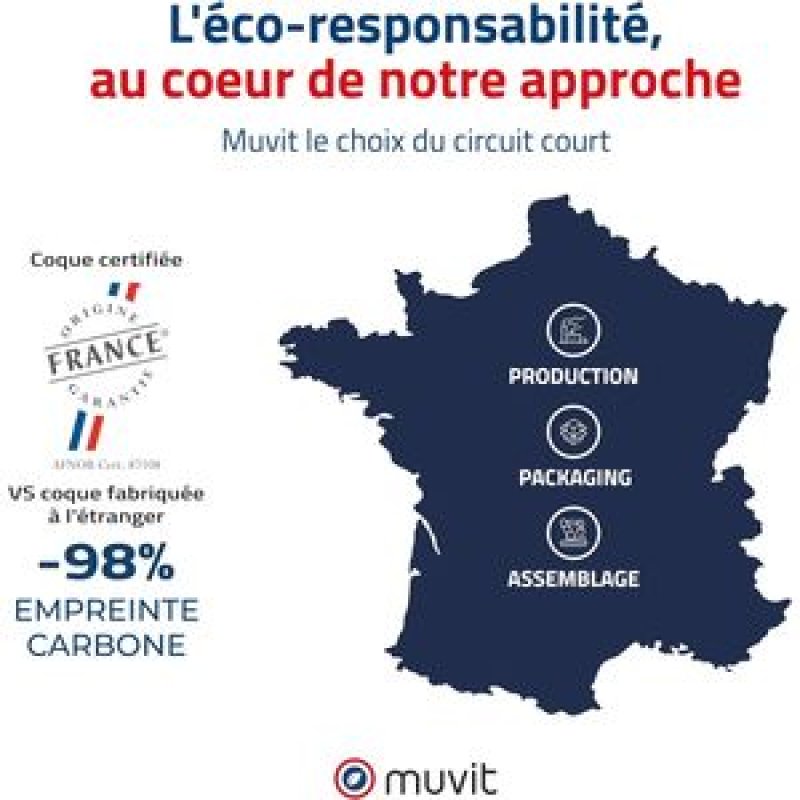 MUVIT FOR FRANCE COQUE TRANSPARENTE RECYCLEE IPHONE 14 MAX