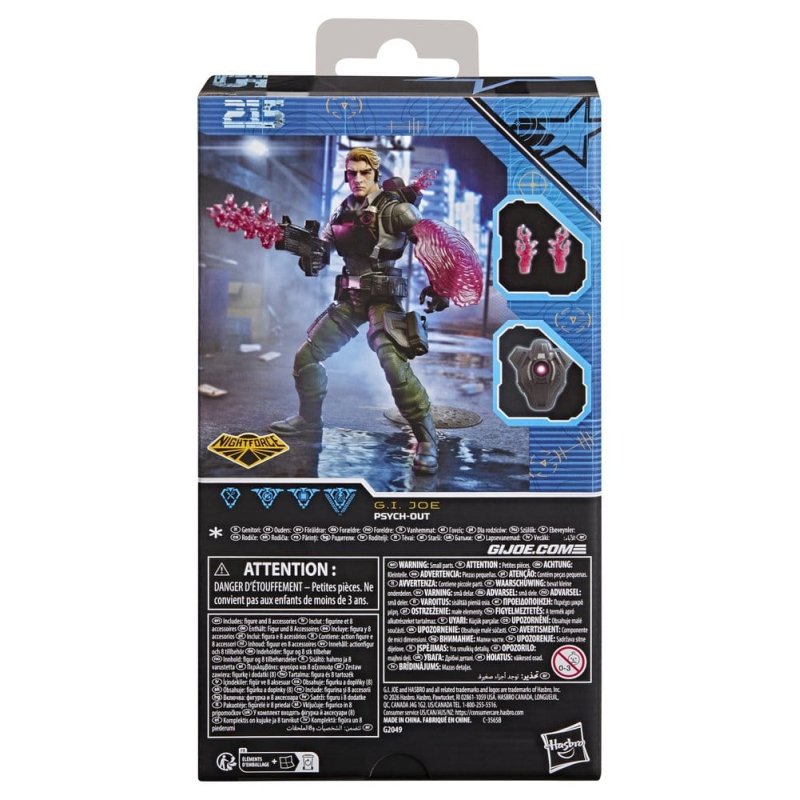 G.I. Joe Classified Series Action Figure Night Force: Psych-Out 15 cm