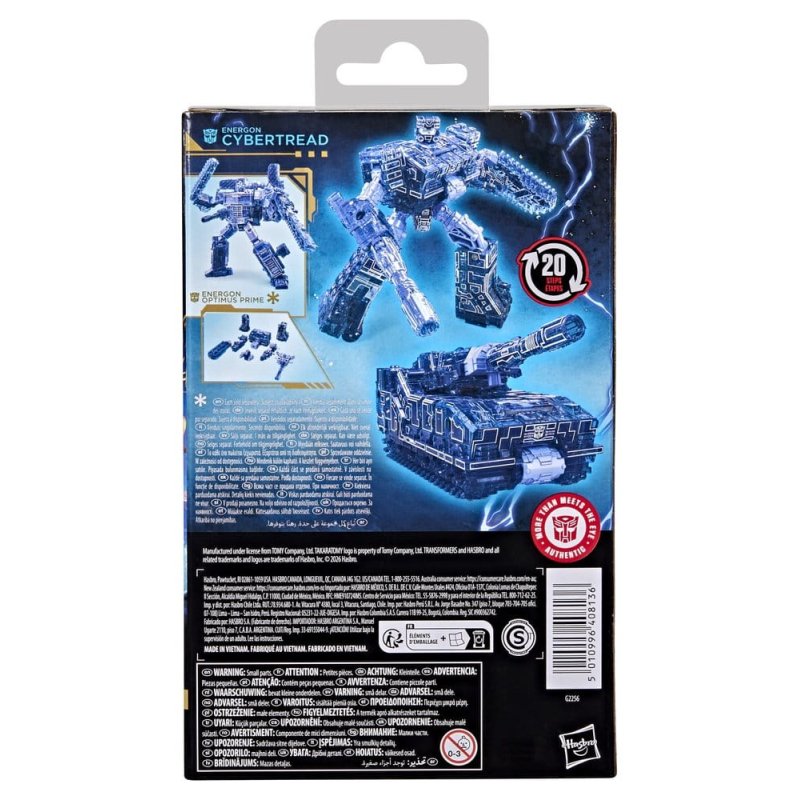 Transformers Age of the Primes Deluxe Class Action Figure Energon Cybertread 14 cm