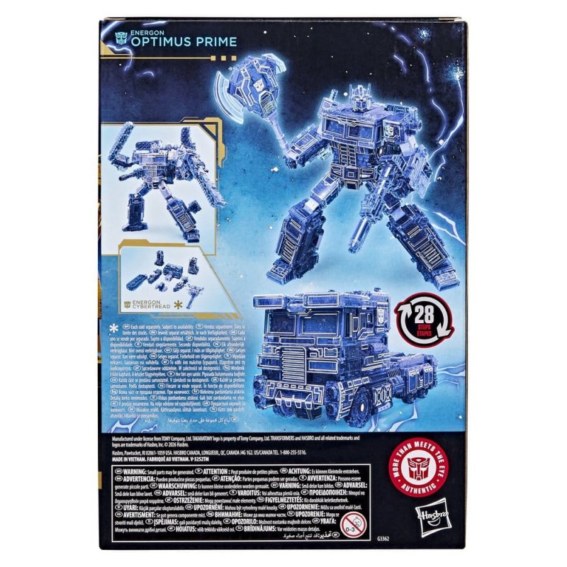 Transformers Age of the Primes Voyager Class Action Figure Energon Optimus Prime 17 cm