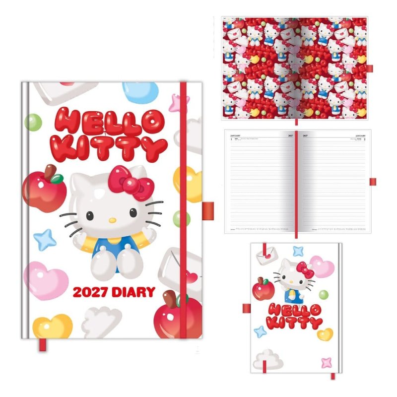 Sanrio A5 Diary 2027 Hello Kitty