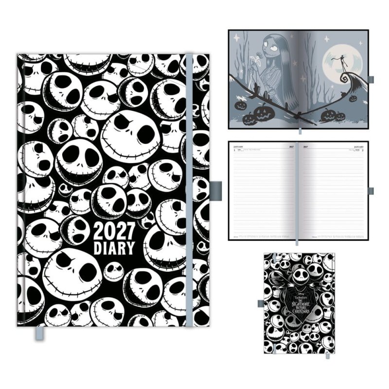 The Nightmare Before Christmas A5 DTP Diary 2027 Skellington Avalanche