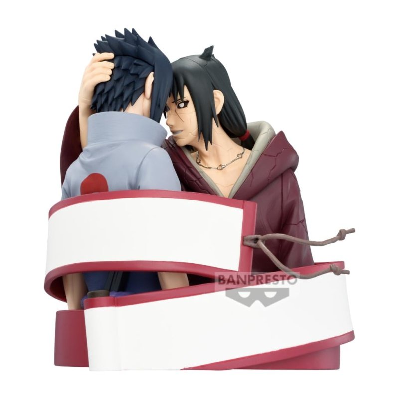 NARUTO SHIPPUDEN - Sasuke & Itachi Uchiha - Figurine Portrelic 12cm