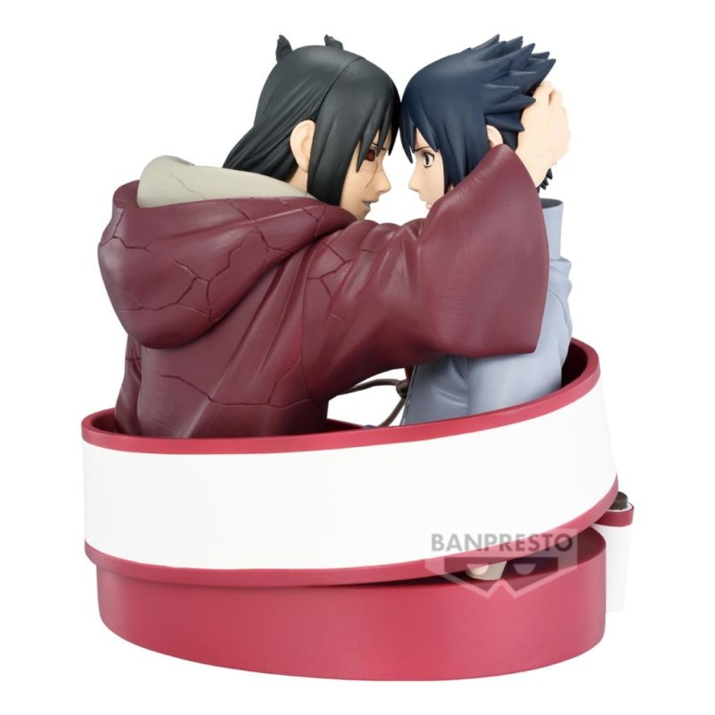 NARUTO SHIPPUDEN - Sasuke & Itachi Uchiha - Figurine Portrelic 12cm