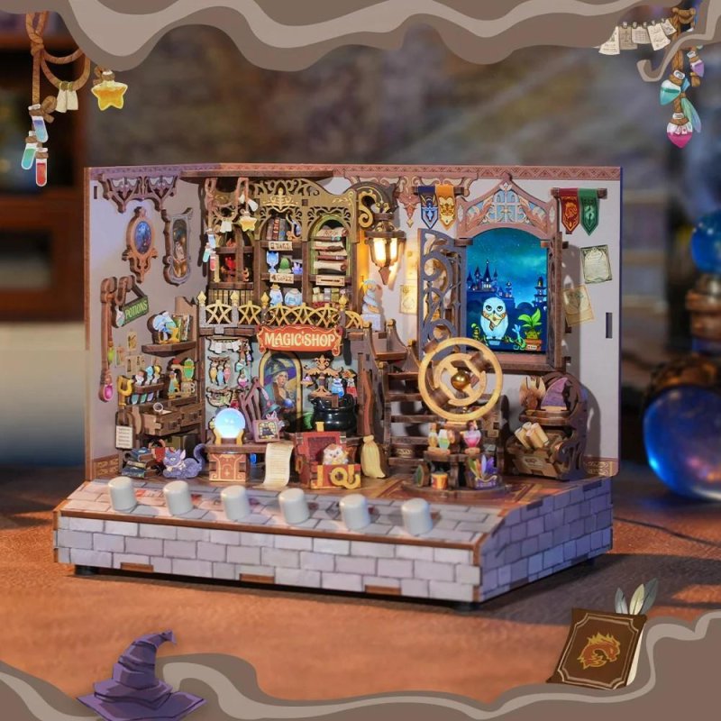 BOOK NOOK KIT - DIY- Magasin Magique - 311pcs LED Light