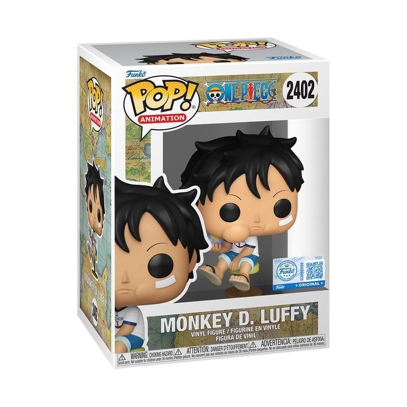 ONE PIECE - POP Animation N° 2402 - Luffy enfant mangeant fruit demon