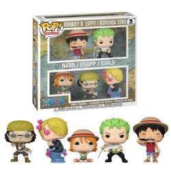 ONE PIECE - POP Animation - Pirates au chapeau de paille 5PK