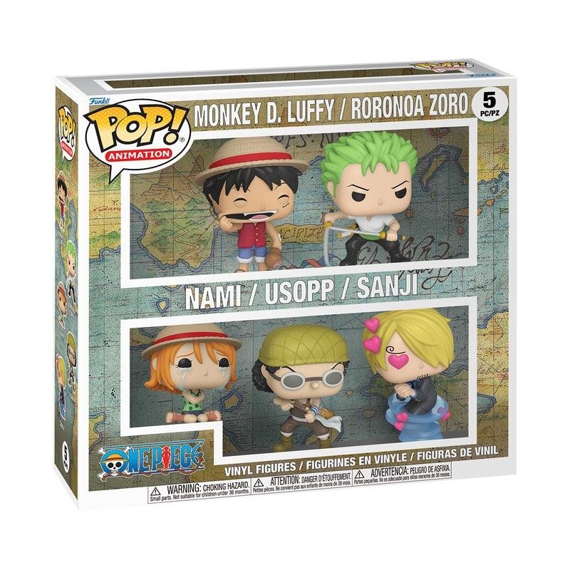 ONE PIECE - POP Animation - Pirates au chapeau de paille 5PK