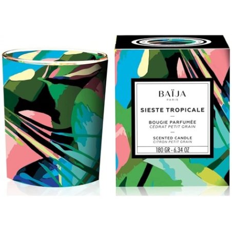 Baïja Candle Sieste Tropical Cedar Wood, Small Grain, 180 G