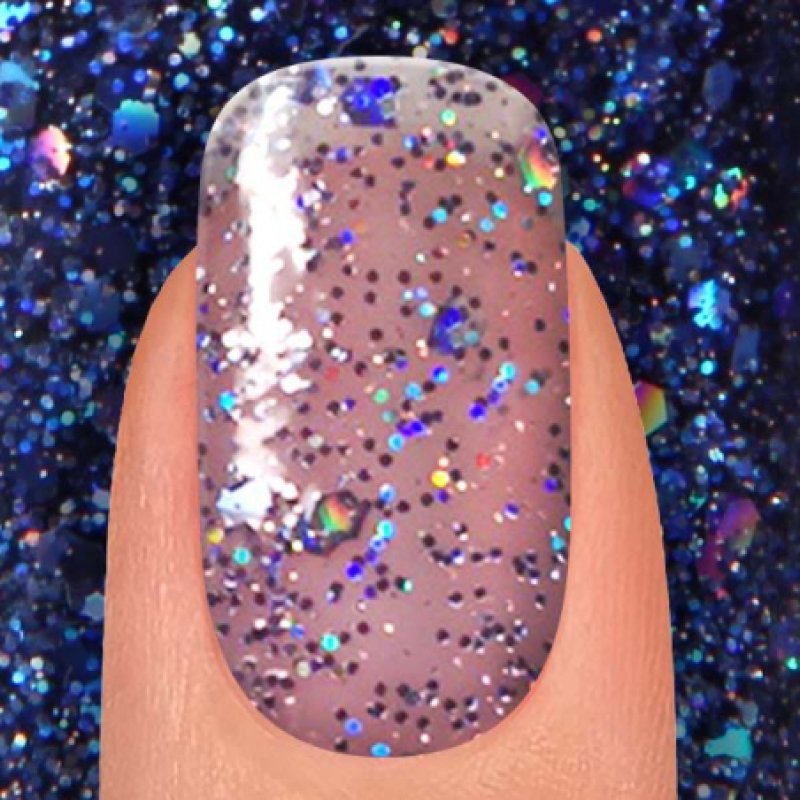 LONDONTOWN Lakur Minted In Style vernis à ongles 12 ml Violet Colle pailletée