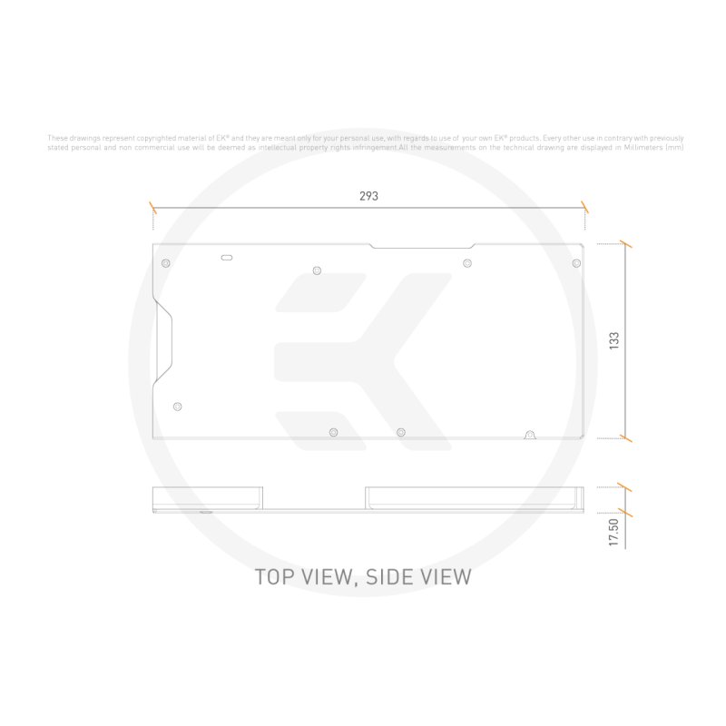 EK Water Blocks 3831109897331 computer cooling system part/accessory Backplate