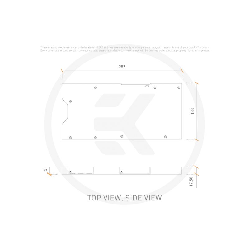 EK Water Blocks 3831109891384 pièce et accessoire pour systèmes de refroidissement d'ordinateurs Pad thermique