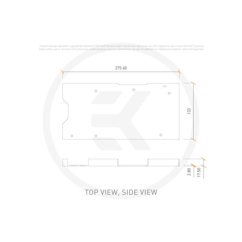 EK QuanVec² Trio RTX3070Ti Backpl. Ni sr | 3831109892046