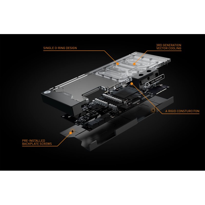 EK Water Blocks EK-Quantum Vector² FTW3 RTX 3080/90 D-RGB - Nickel + Acetal