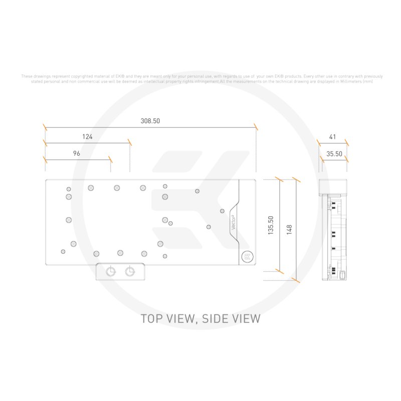 EK-Quantum Vector² Xtreme RTX 3080/90 D-RGB ABP - Nickel + acryl