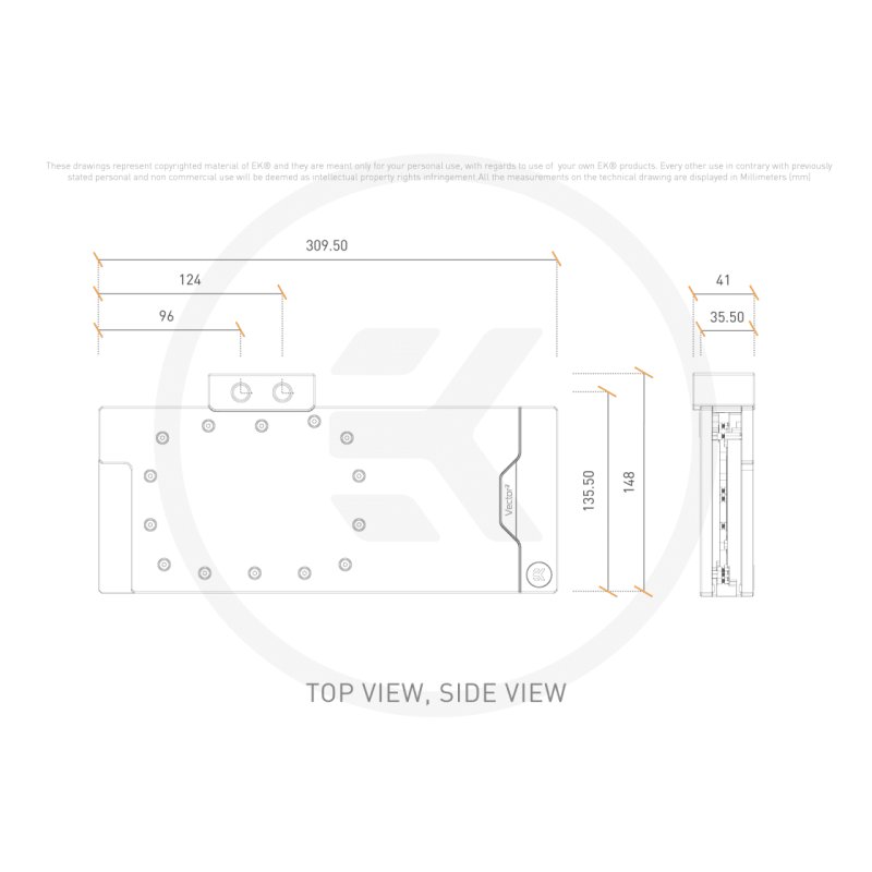 EK-Quantum Vector² Xtreme RTX 3080/90 D-RGB ABP Set - Nickel + acryl