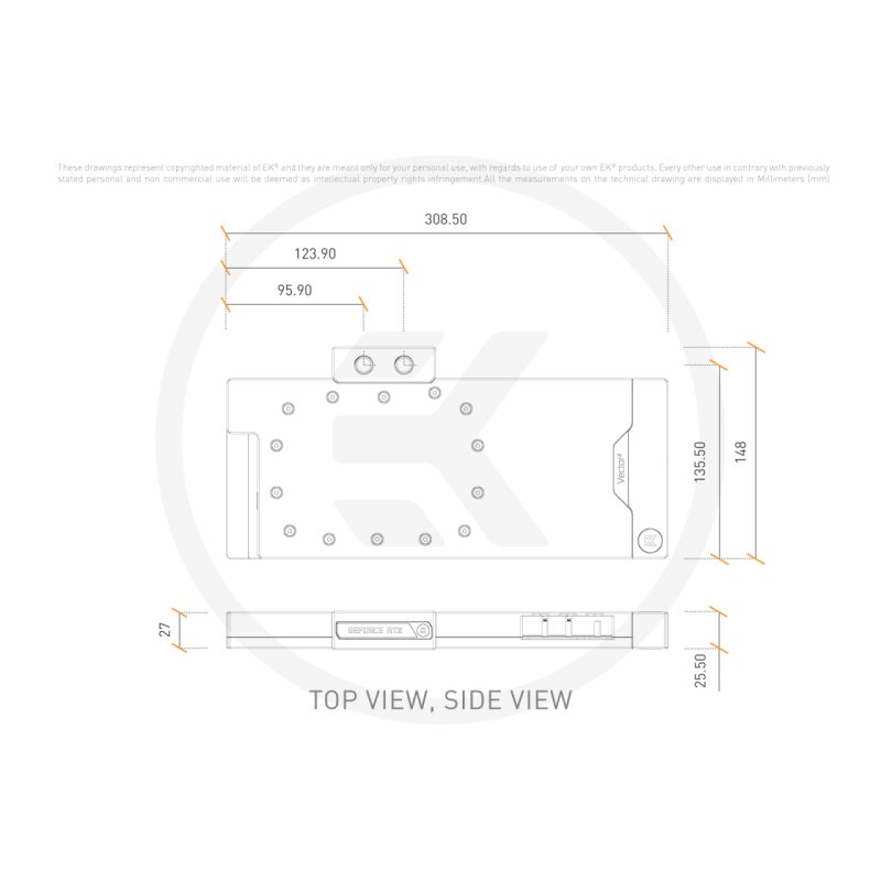 EK Water Blocks 3831109896044 pièce et accessoire pour systèmes de refroidissement d'ordinateurs Bloc d'eau