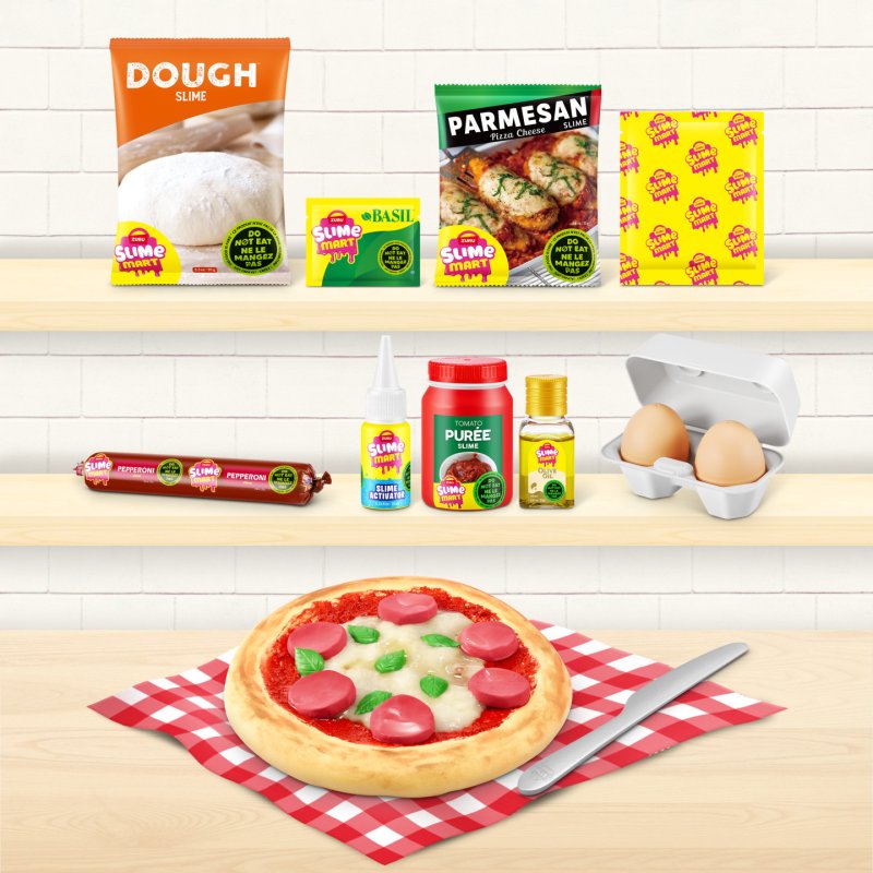 Slime Mart - Small Shopping Basket Pizza S1 (15905B)